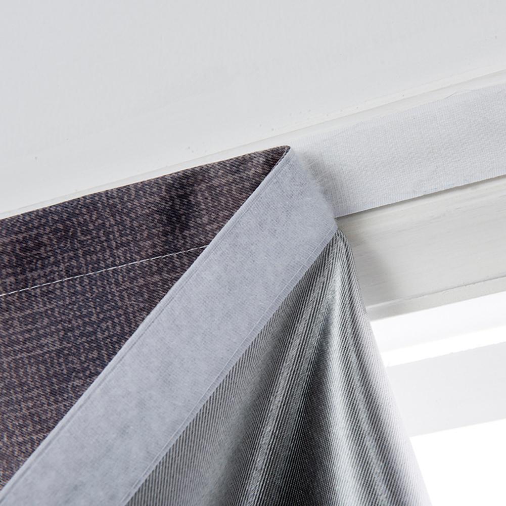 Eenvoudige Gradiënt Gordijnen Met Klittenband Zonder Perforatie, Gebruikt Voor Zon-Proof Windows In De Woonkamer En Slaapkamer