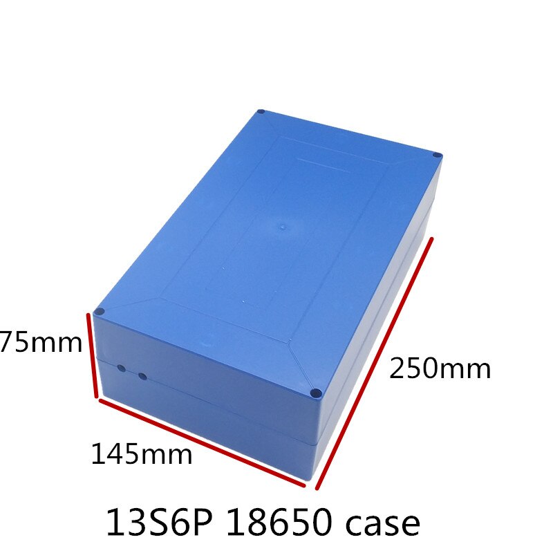 36v 48v 60v Large capacity lithium battery case battery storage box Electric motorcycle Portable plastic box 13s6p 48v12a
