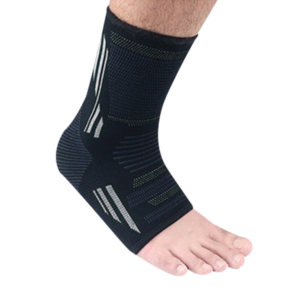 1PCS Sports Ankle Brace Compression Sleeve Relieves Achilles Tendonitis Joint Pain Plantar Fasciitis Sock Ankle support: Gray / XL
