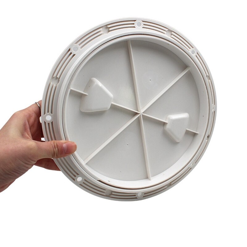 6 Inch Round Tight No Screw Anti-Corrosion Inspection Deck Plate for Boat Yacht Marine Access Hatch Cover