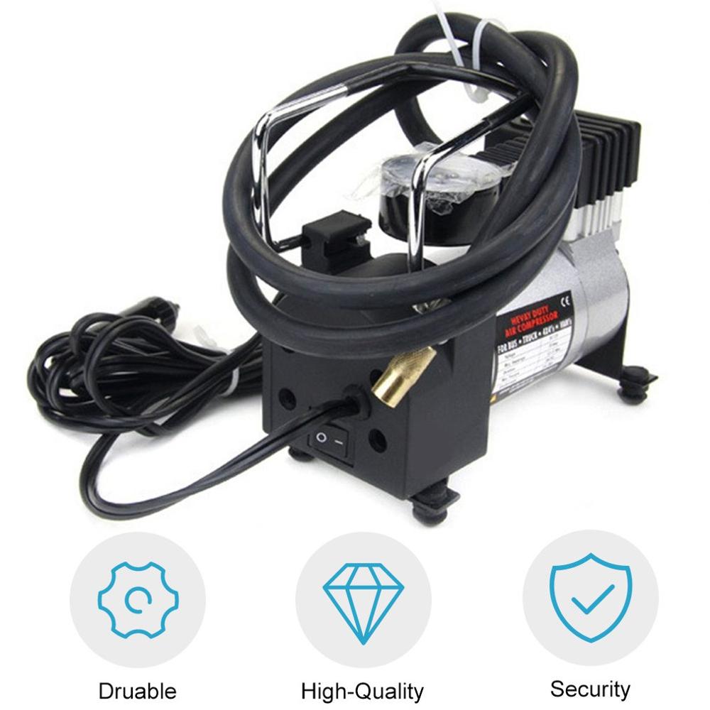 12v Universal Car Electric Air Compressor 100PSI Tyre Deflator Portable Inflator Pump For Bicycle Auto Motorcycle