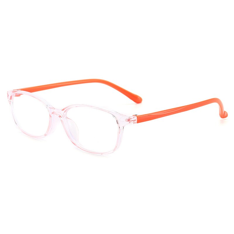 Blue Light Blocking Computer Glasses Decrease Eye Eyestrain Unisex(Boys/Girls) Glasses Reading Gaming Glasses TY66: Orange