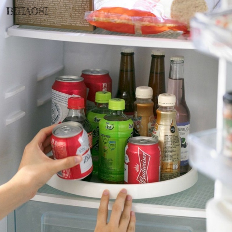 Kitchen Condiment Shelf Rotatable Tray Table Top Tray Storage Tray Seasoning Bottle Plastic Kitchen Counter Top Storage Box