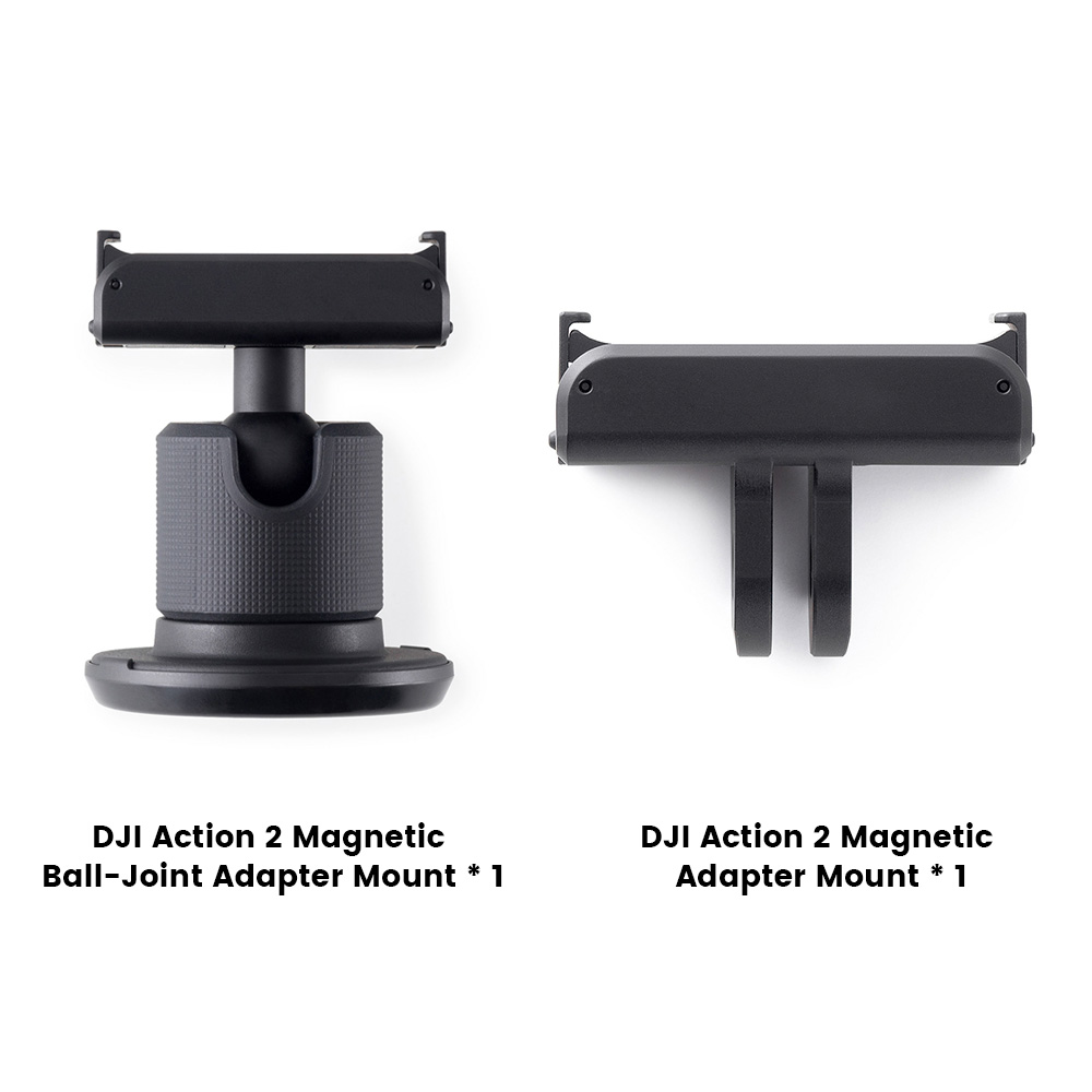 Original DJI Action 2 Magnetic Ball-Joint Adapter Mount 1/4 Screw Hole for DJI Osmo Action 2 Sports Camera Accessories