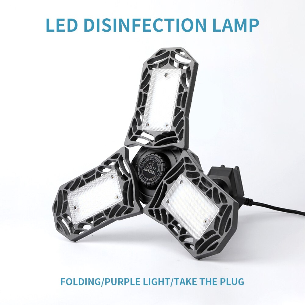 Hangende uv-desinfectielamp, opvouwbaar/uitrekbaar, uv-sterilisator voor campers, caravans, campers, boten en thuis.