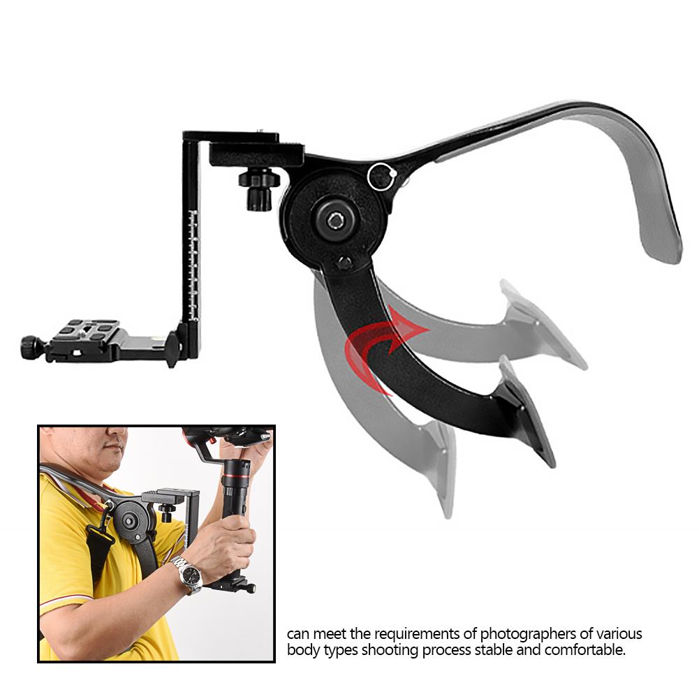 Kamera Stabilisator Brakett - 8kg Lastekapasitet - Enkelt Håndtak - 37x16.5x12.5cm - med Bæreveske