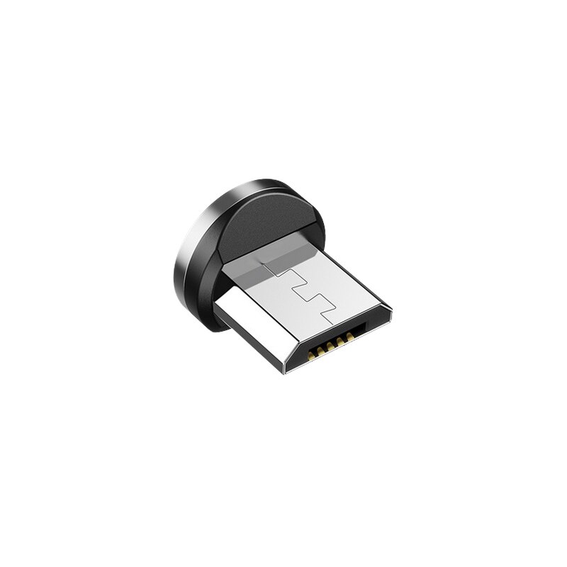 360+180 magnetisk mikro usb kabel för iphone samsung android magnet laddare usb typ c kabel mobiltelefon sladd tråd: Andriod-kontakt