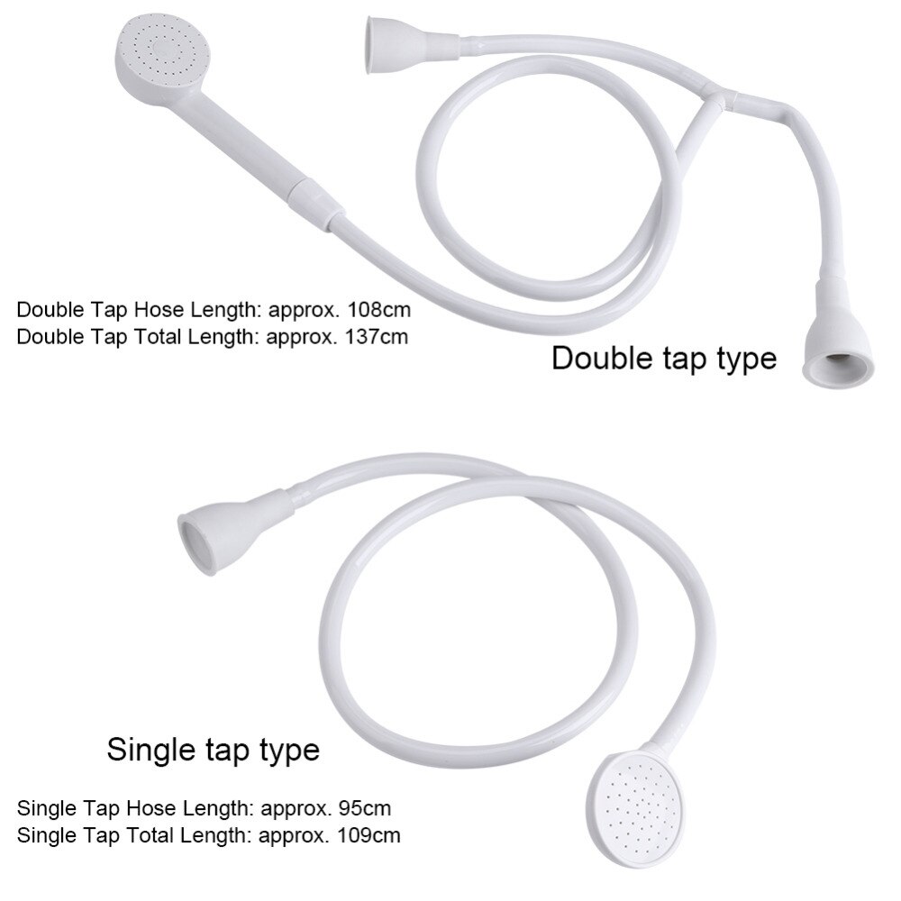 Pet Dog Cat Cleaning Shower Head Hose Push On Bath Tub Sink Faucet Pet Water Shower Head