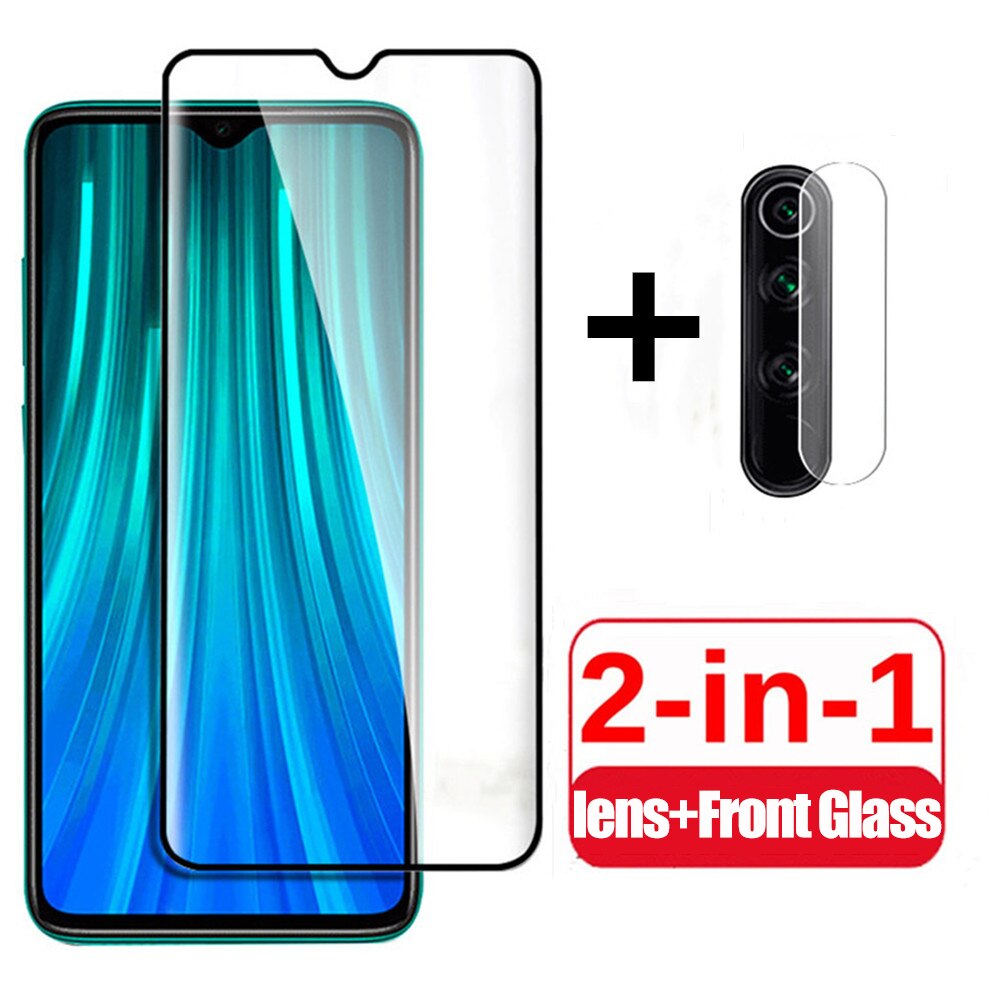 2-In-1 Camera Beschermende Glas Voor Xiaomi Redmi Note 8 Pro Glas Xiomi Redmi Note 8 T 8A 8 T een A8 T8 Note8t Niet 8pro Veiligheid Glas: 2-in-1 Glass / redmi note 8