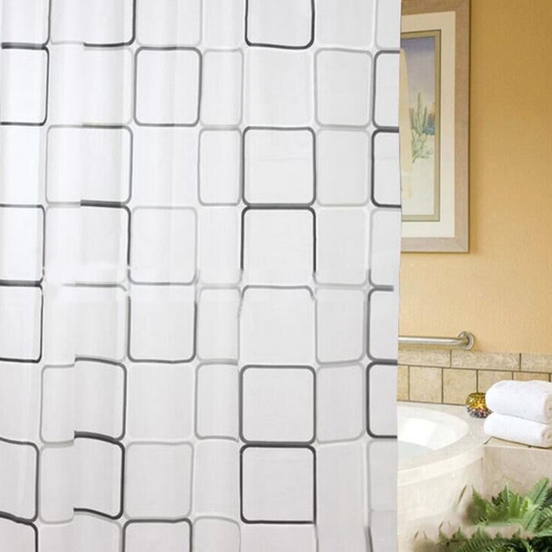 Badkamer Douchegordijn Zeester Waterdicht Peva Bad Gordijn Meeldauw Proof Douchegordijnen Seaside Stijl Wc Deur Gordijn: Square