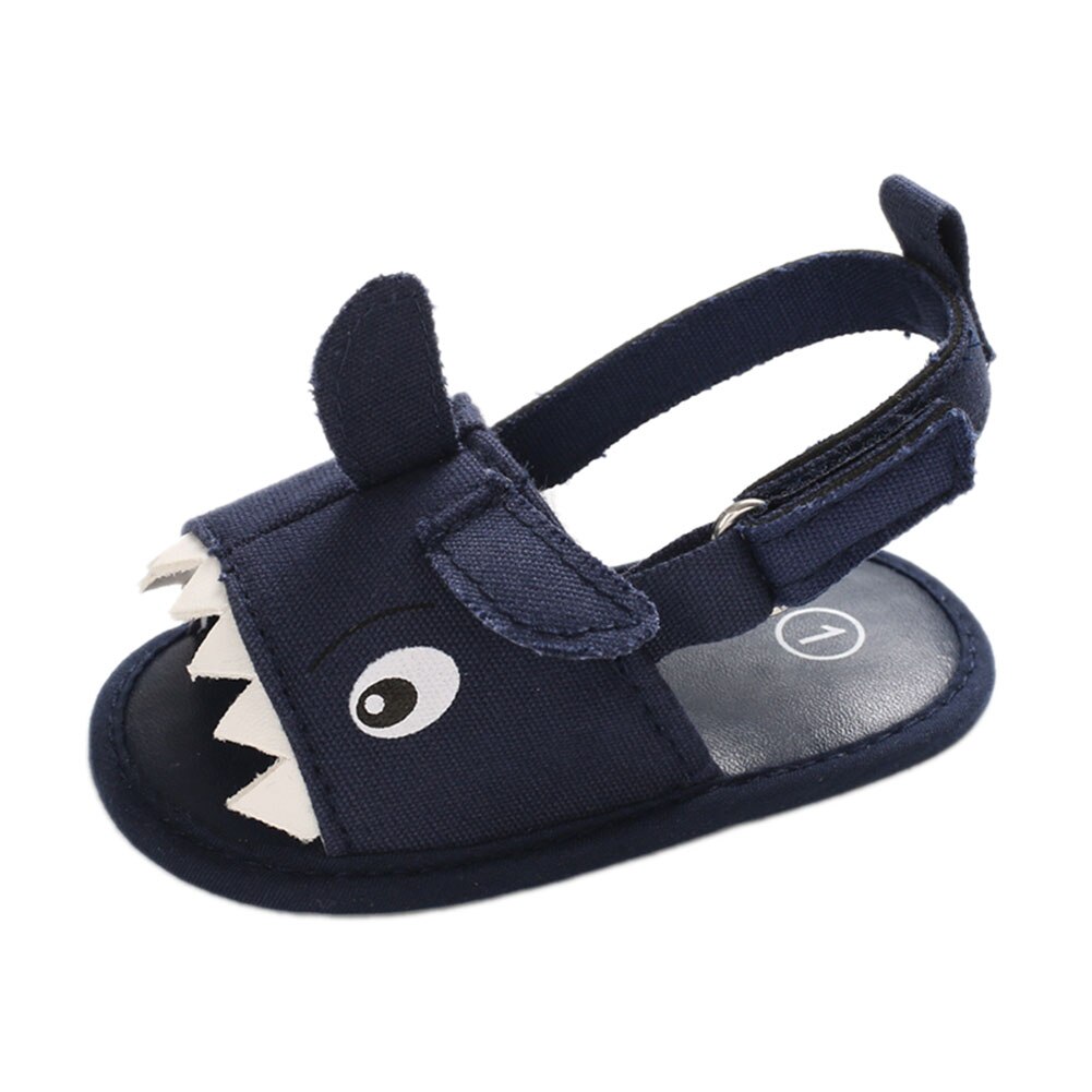 Peuter baby jongens meisjes casual haai antislip sandalen zomer zachte zool platte slippers baby kinderen eerste loopwagen 0-18m
