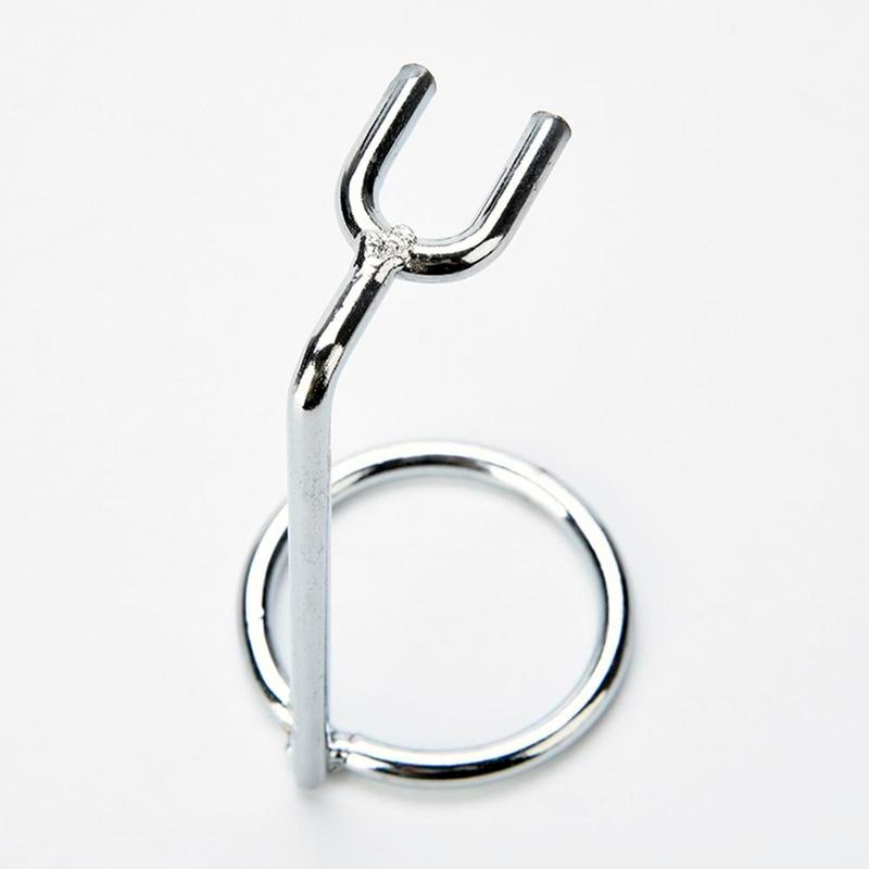 Men Stainless Steel Safety Razor Stand Double Edge Holder Metal Support Shaver Art Z-frame Accessories Razor E0L9