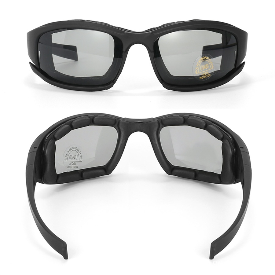 Gafas polarizadas a prueba de viento para motocicleta para hombre, Gafas de sol para motociclista, Gafas ahumadas, Bicicletas, todoterreno guapos