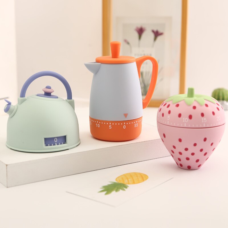 Leuke Student Roterende Timer Meisje Mooie Tijd Manager Leren Tijd Herinnering Mechanische Koken Timer Home Decor