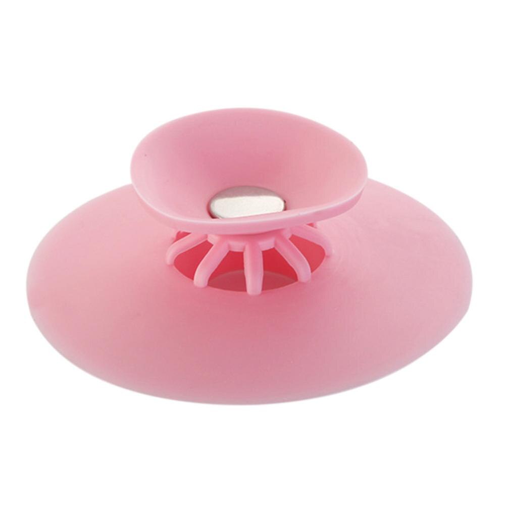 Silikonowe kółko sitko robić zlewu filtr korek wodny odpływ podłogowy wyłapywacz włosów zatyczka robić wanny korek robić zlewu kuchennego: różowy