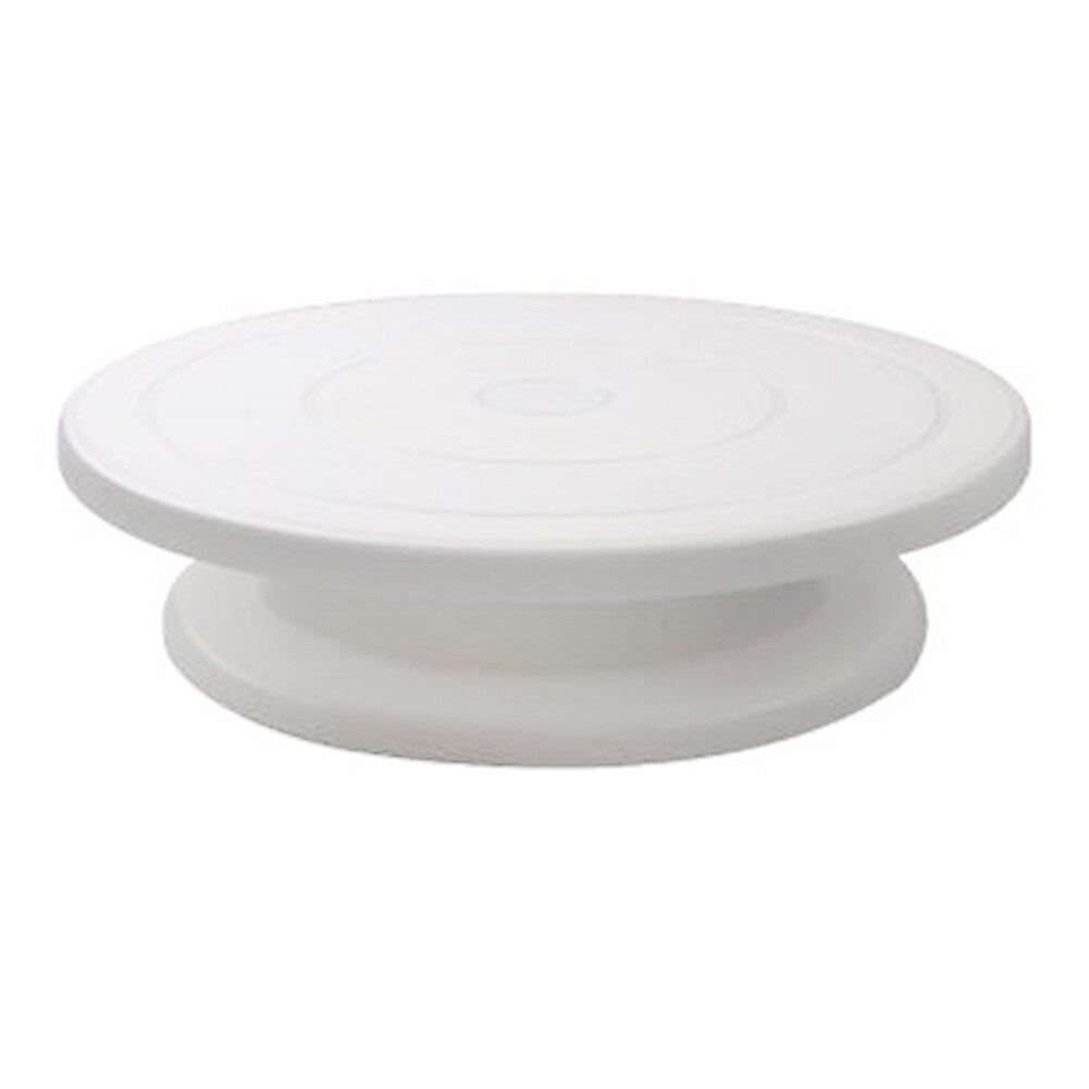 Plastic Taart Draaitafel Pan Decoreren Schraper Apparatuur Onderdelen Roterende Keuken Benodigdheden 10 Inch Ronde Cake Stand: A1