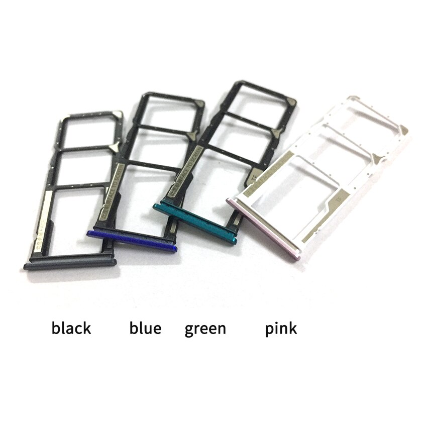 Sim Tray Holder For Xiaomi Redmi 9 Redmi9 SIM Card Tray Slot Holder Adapter Socket Repair Parts