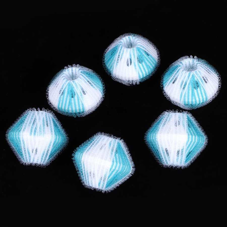 6Pcs Hair Lint Removal Ball Clothes Cleaning Products Washing Machine Laundry Ball Clothing Hair Fluff Collector Washing Ball