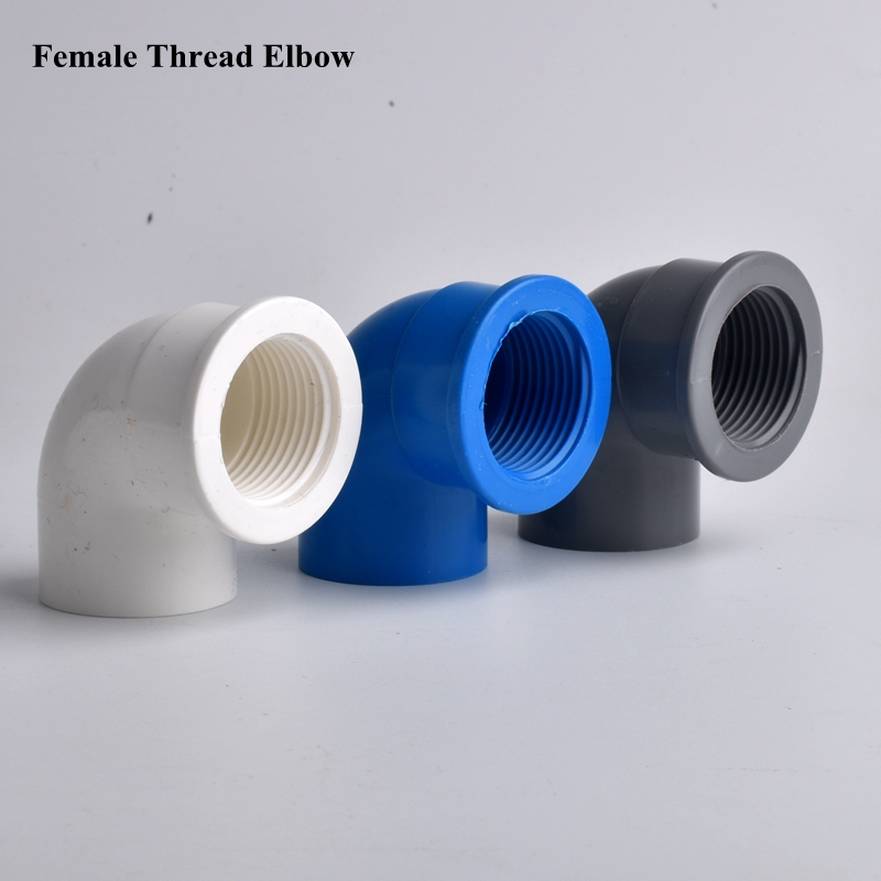1/2 "3/4" 1 "Binnendraad Tot 20-32mm PVC Elleboog Pijp Connector Eindkap, aquarium Aquarium Tuin Watering Tee Buis Gezamenlijke Fittings