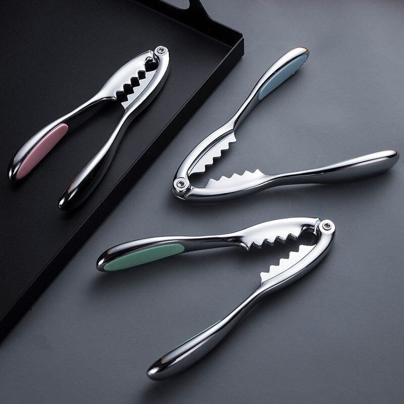 Pinzas de cangrejo para el hogar artefacto de cocina Gadgets de acero inoxidable pinza de pie de cangrejo pinzas de cangrejo de aleación de Zinc