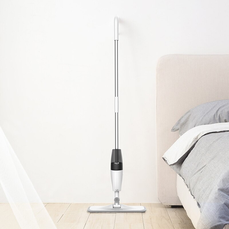 350ML Deerma Spray Mop 360 Rotating Handheld Water Spray Mop Cleaning Sweeper Mopping Dust Cleaner Carbon Fiber Cloth Fregona