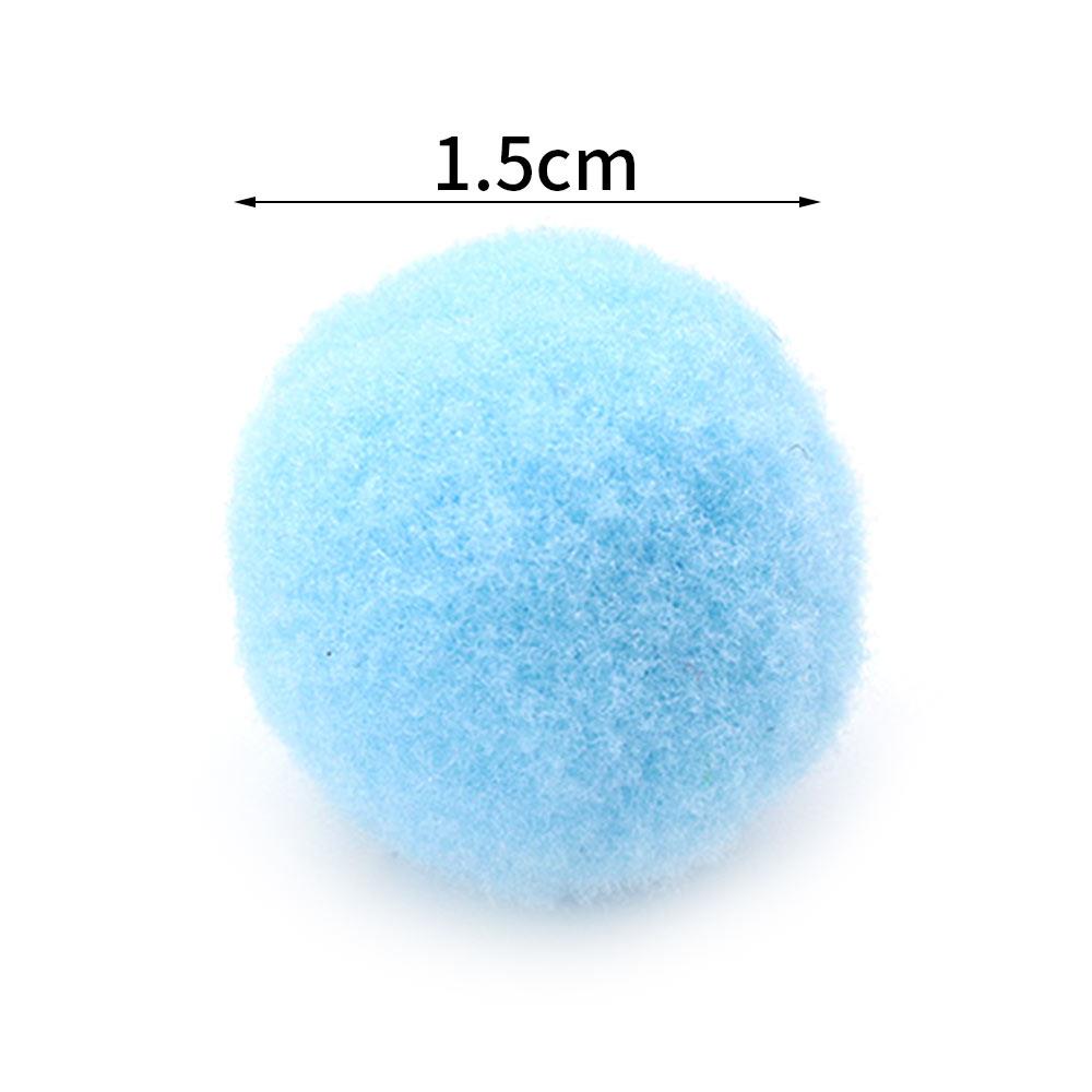Gör-det-själv handgjorda leksaker 1/1.5cm student hantverk 100 st hem leksak gör-det-själv blandade färg sammet tvinnad stav 100 pack barn