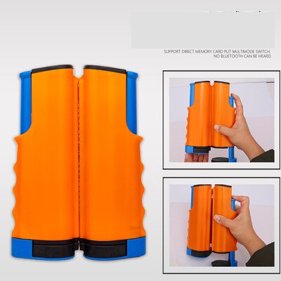 Portable Table Tennis Rack Thickened Free Telescopic Table Tennis Rack Universal Telescopic Rack with Net Table: Orange Grid