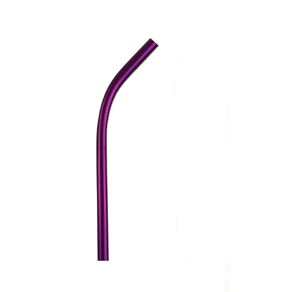 Set van 4/8 herbruikbare metalen rietjes van roestvrij staal, 304 drinkrietjes met milieuvriendelijke roze borstel, rietje voor 20 / 30oz mokken: Chocolade