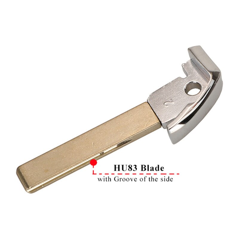 HU83 / VA2 inserto di emergenza lama chiave auto chiave vuota sostituire per Peugeot 208 308 508 3008 Citroen C4 DS4 DS5: HU83