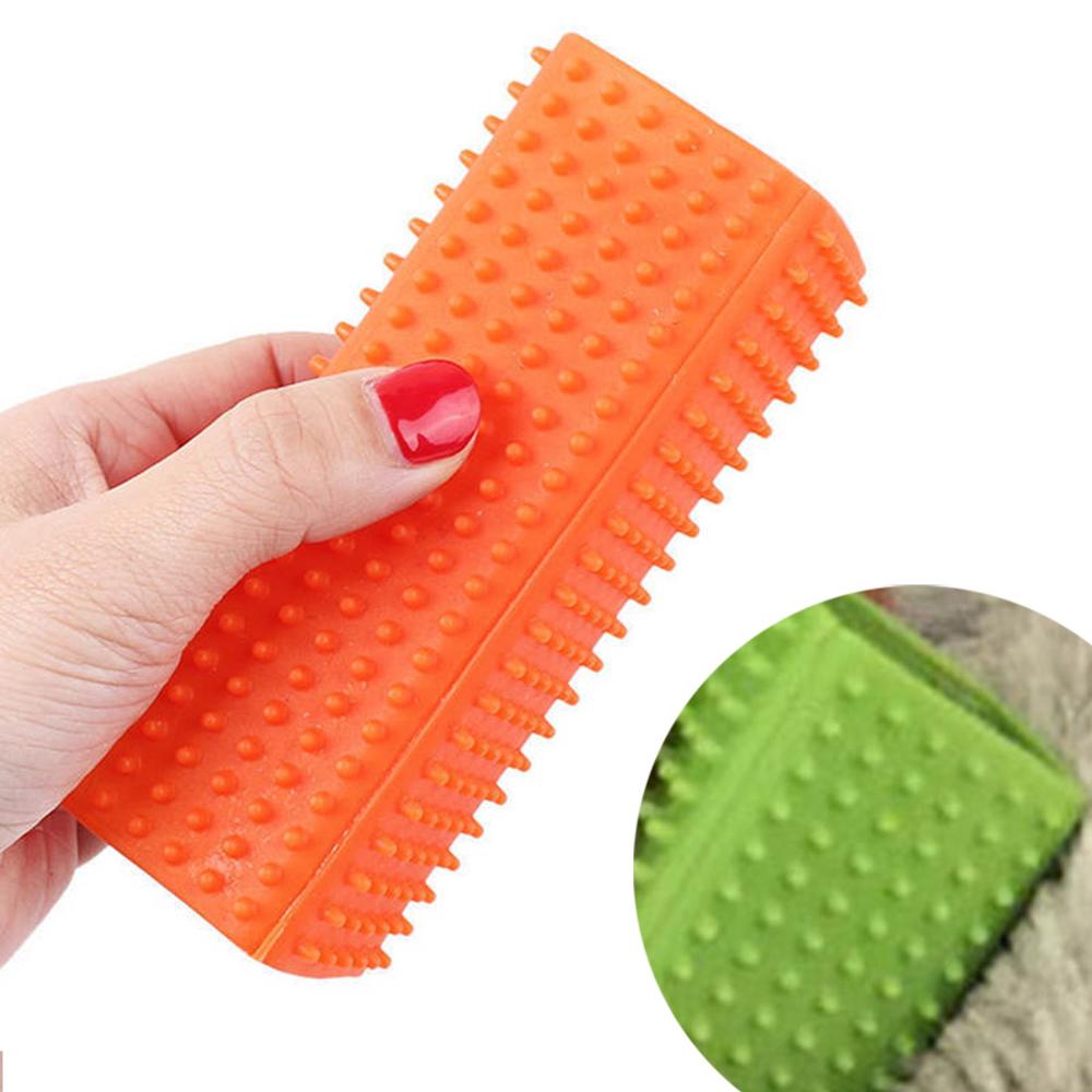 Dissolvant de cheveux en caoutchouc pour chien chat | Brosse creuse pour meubles et canapé