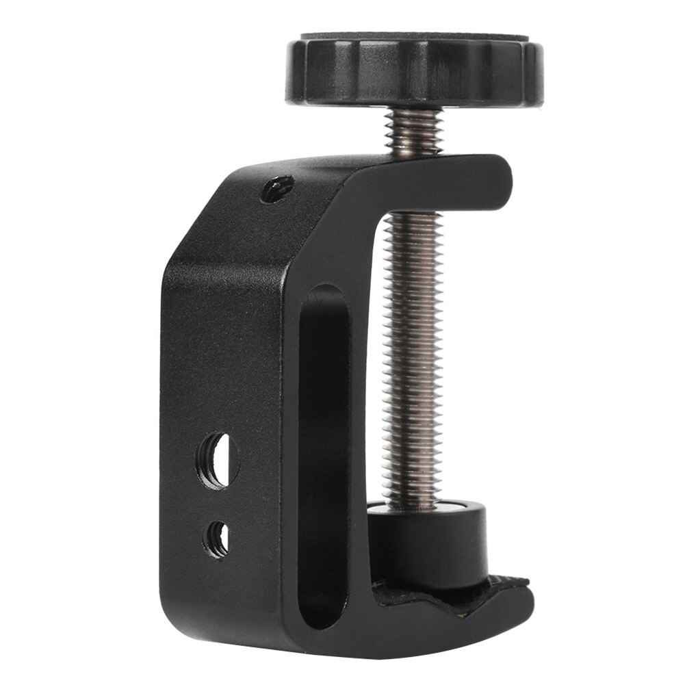 Camera Led Flash Fotografie Vaste Houder Stand Gesp Base Vertical Surface Mount Adapter Aluminium Bureau Clip Beugel: Small