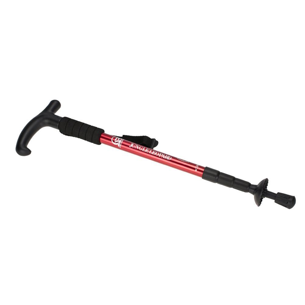 Anti-chok nordic walking sticks teleskopiske vandrestave ultralette vandrestokke med gummispidsbeskyttere