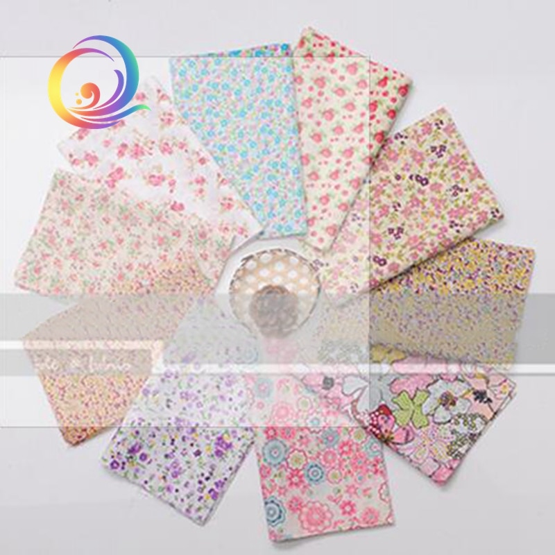 Random Thin Cotton Fabric Patchwork For Sewing Scrapbooking Fat Quarters Tissue Quilt Pattern Needlework Scraps 20cm*24cm 80pcs