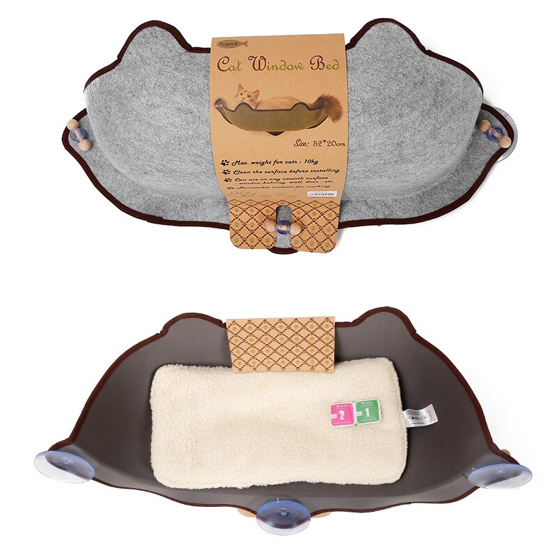 Letto per gatti Pet gatto amaca letto caldo morbido montato finestra lettino per gatti ventosa appeso letto stuoia mensola letto per dormire casa per Katten