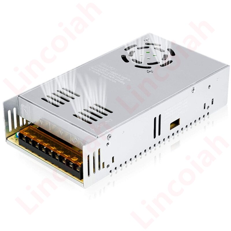 Transformador de iluminación para tiras de luz LED, transformador de 12V, 24V, 36V, 48V, 60V, 72V, 220 W, 8,3a, 10A, 12,5a, 16,7a, 25A, 50A, CA 110V/600 V