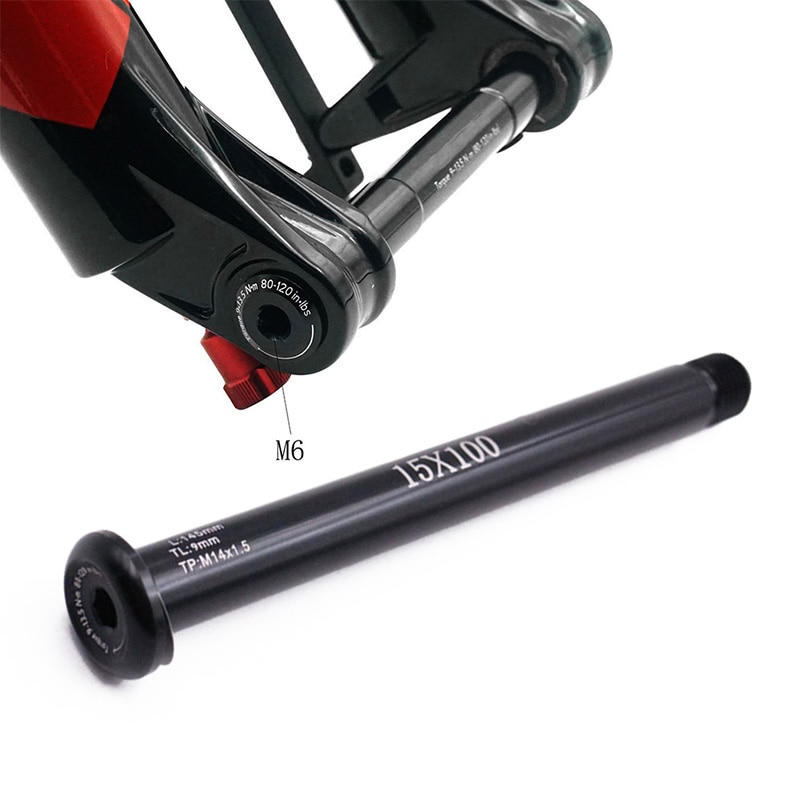 Bicycle Front Thru Axle Bike Skewer Fit For FOX SC 32 34 36 Series Front Fork 15mm X 100mm Durable And Practical
