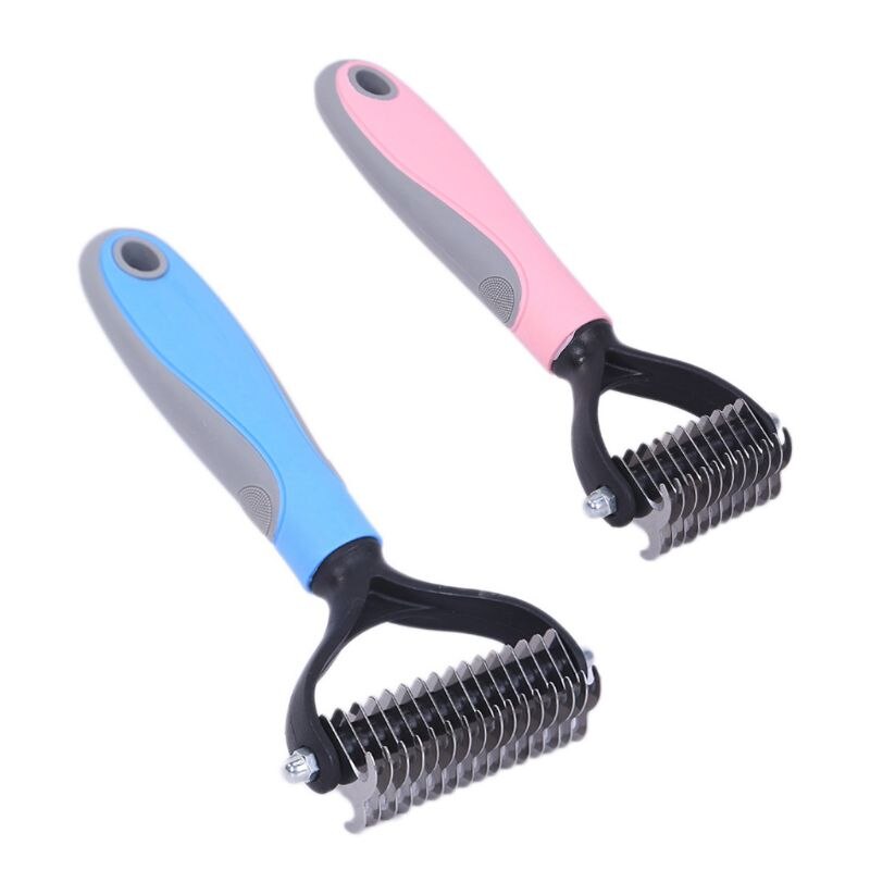 Ontharing Kam voor Honden Kat Trimmen Deshedding Borstel Grooming Gereedschap