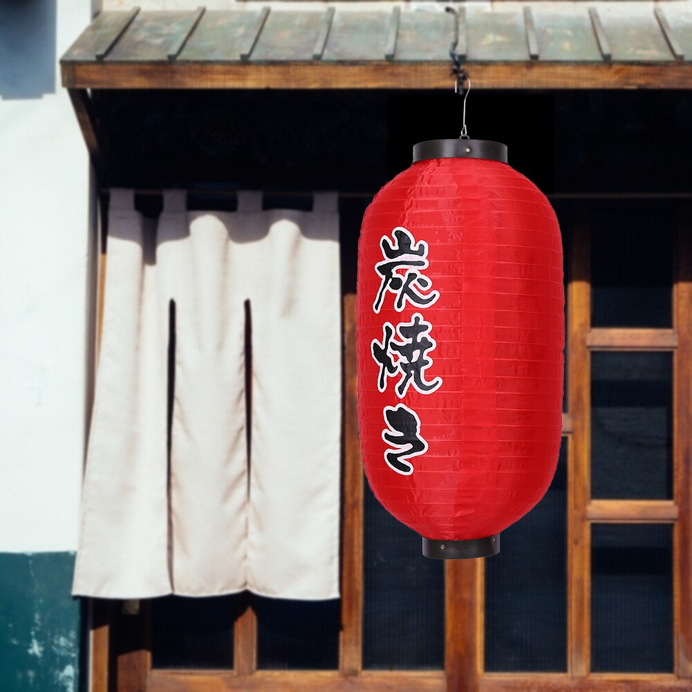 Vandtæt japanske lanterner restaurant tegn restaurant 10 tommer pub bistro ornament år udendørs fest dekoration
