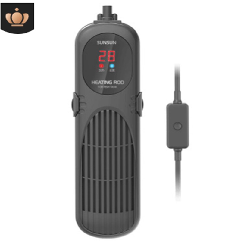 Double Display Automatic Thermostat Bottom Filter Heating Rod PTC Explosion-proof Heater