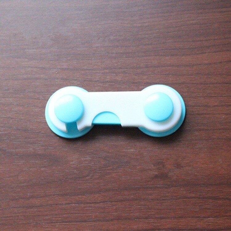 1Pc Kind Lock Bescherming Van Kinderen Vergrendeling Deuren Voor Kinderen Veiligheid Kids Veiligheid Plastic Bescherming Veiligheidsslot: Blue