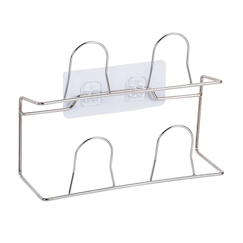 N1HF – porte-chaussures mural avec ventouses, support de rangement pour salon, organisateur de pantoufles suspendues