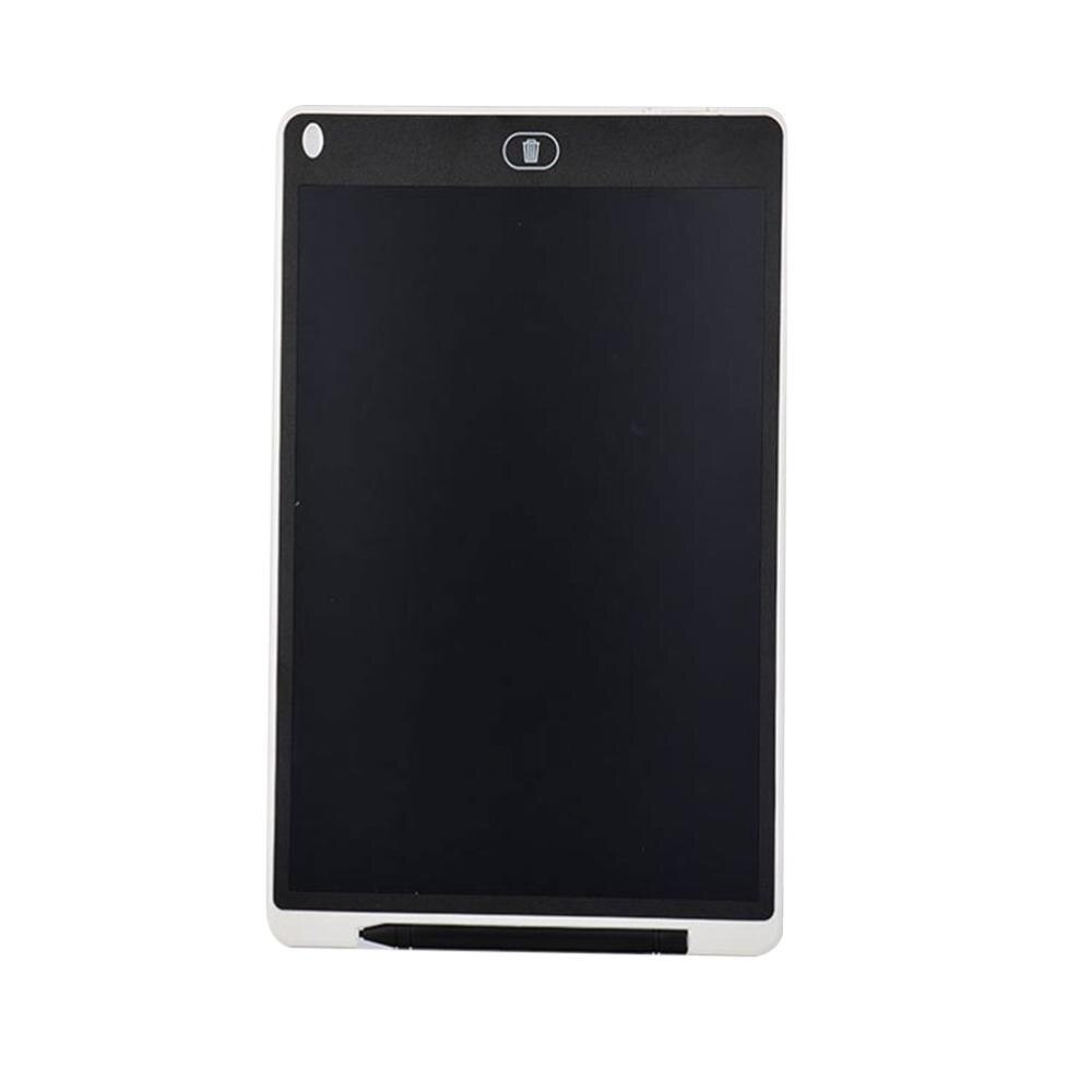 12 zoll LCD Schreiben Tablette Löschen Zeichnung Tablette Elektronische Papierlose LCD Handschrift Pad freundlicher Schreibtafel Zeichnung Spielzeug: Weiß
