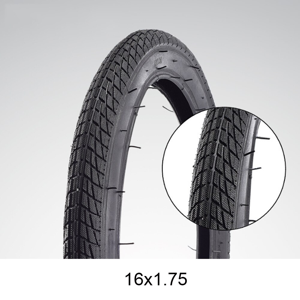 ZTZ Bicycle tire 12/14/16/18/20/22/24/26 inch,Tubeless Folding Tire, eplacement Bike Tire, Multiple Bike Styles, Black