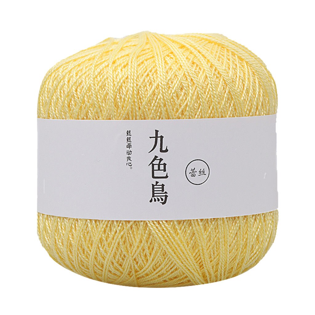 Fil de dentelle bricolage coton tissé fil de coton fin fil de Crochet 8ème: N