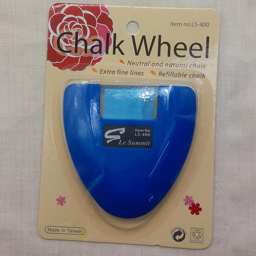 DIY Sewing Parts Chalk Wheel Three Colours --- Rosy red / Yellow / Blue/White Made in Taiwan