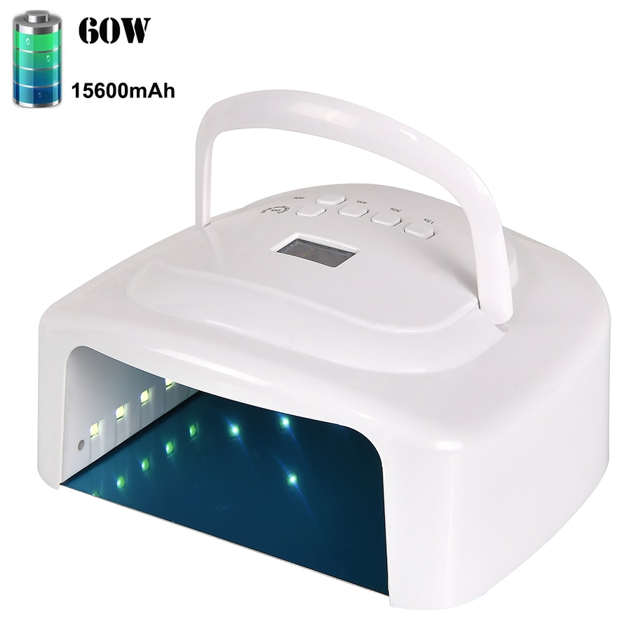 Rechargeable ongles UV lampe sans fil Gel vernis sèche UV polymérisation lumière pédicure manucure Machine lampe LED pour ongles