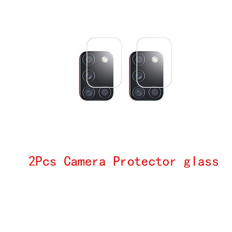 glass for samsung a 21s a21s glasses camera protector on galaxy a21s a 21s a217f/ds protective film 6.5'' tempered glas: A21S / 2lens