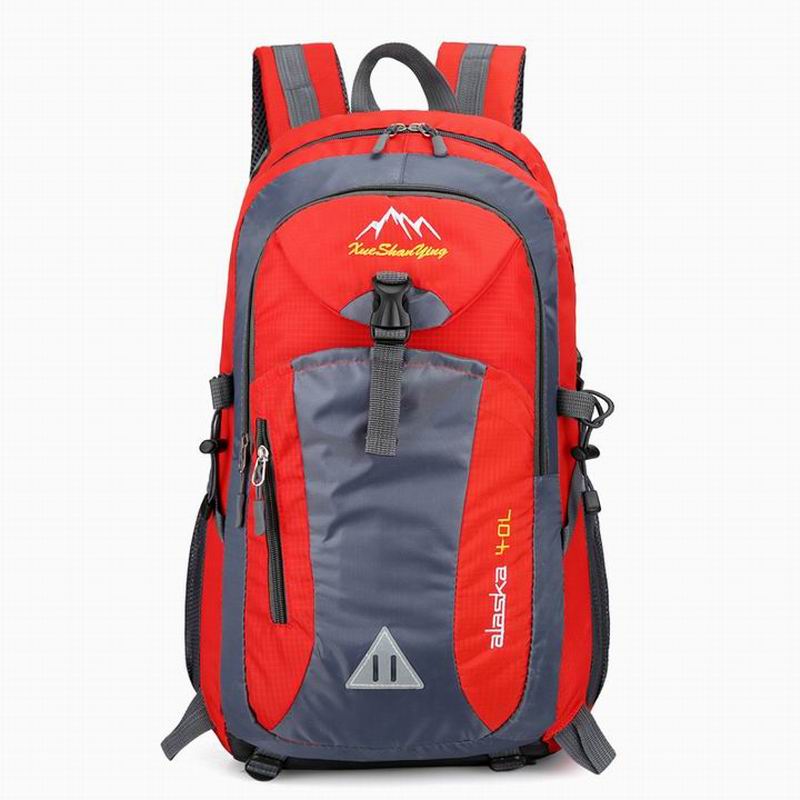 40L unisexe sac à dos étanche hommes Sports de plein air sac à dos montagne escalade sac à dos randonnée Trekking Camping engrenages: Red