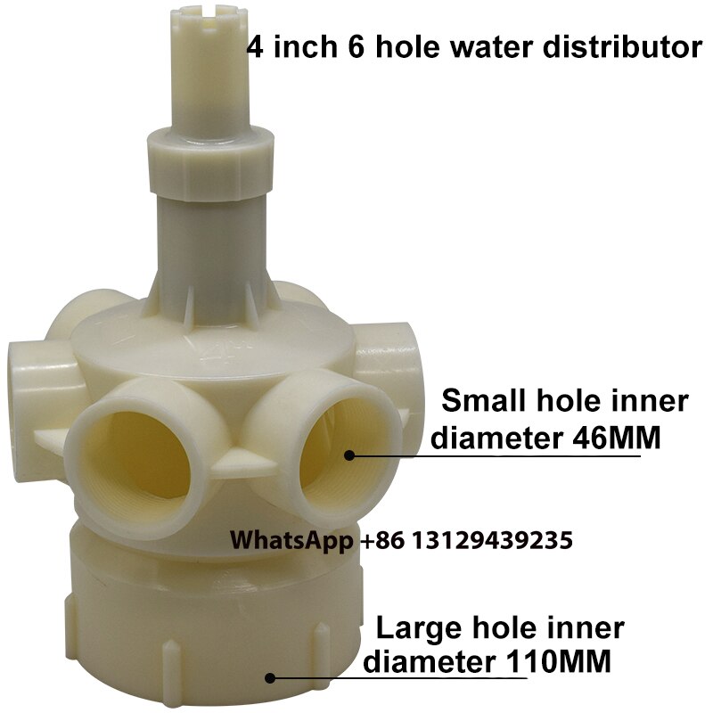 Tour de refroidissement ABS, tête d&#39;arrosage, distributeur d&#39;eau rotatif, pièces de rechange avec tuyau de Distribution d&#39;eau: 4 inch 6 blades