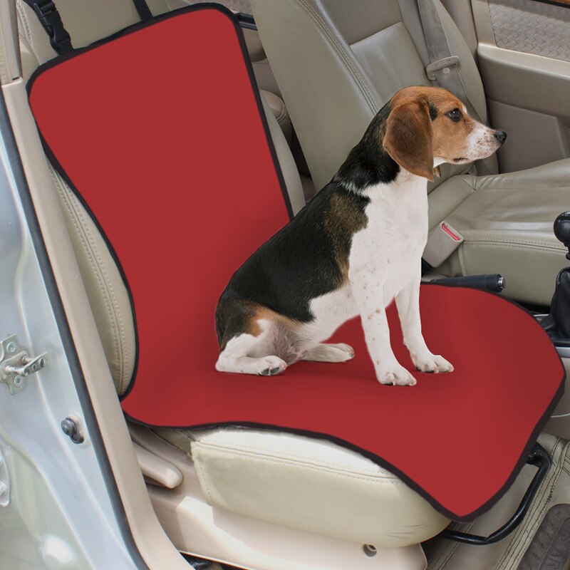 Pet dog cat car home cinturino per sedile anteriore e posteriore tappetino per cani coperta per materasso appeso tappetino di protezione tappetino per auto anti-pelo: red106 x46.5cm